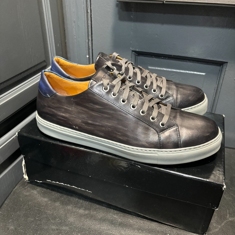 Magnanni Sneakers Men's Size 11.5 M 18113 Leather Lace Up Shoes